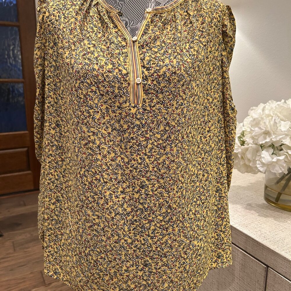 Max Studio Yellow Floral Bohemian - Picture 2 of 7